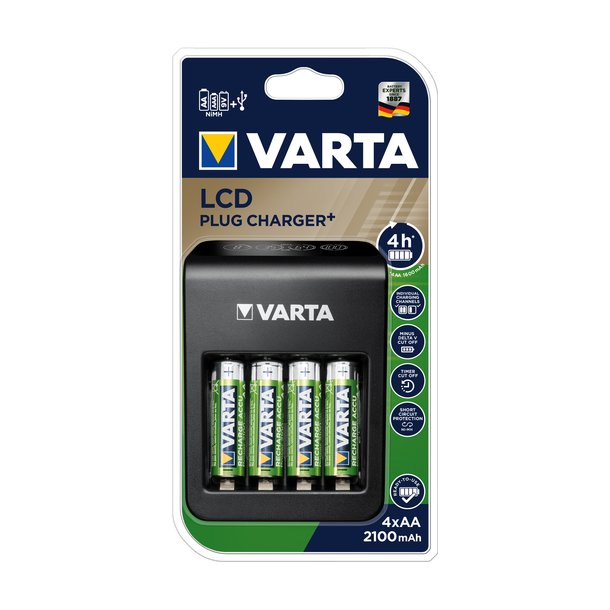 VARTA LADER M/4 BATTERIER AA 2100MAH
