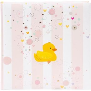 GOLDBUCH 24478 BABY ALBUM RUBBER DUCK GIRL 25X25CM