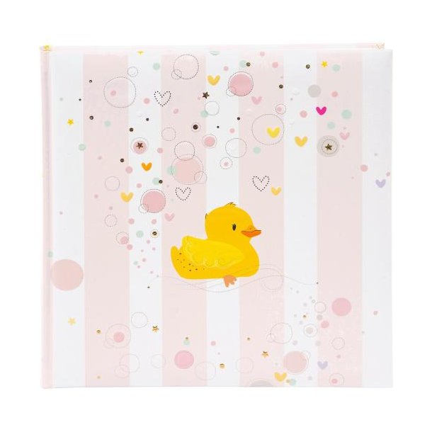 GOLDBUCH 24478 BABY ALBUM RUBBER DUCK GIRL 25X25CM