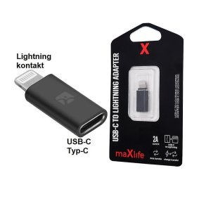 MAXLIFE USB-C TO LIGHTNING ADAPTER 2A