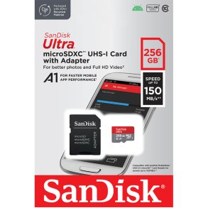 SANDISK 256GB ULTRA MICRO SDXC UHS-I 