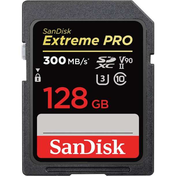 SANDISK 128GB SDXC EXTREME PRO  300MB/s UHS-II 