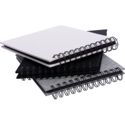 BASE LINIE CANVAS WIRE-O 23X17 M/SORTE SIDER