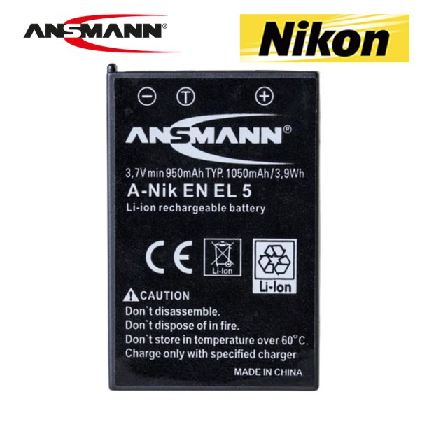 ANSMANN NIKON EN-EL5 LITHIUM-LONEN AKKU [107996]