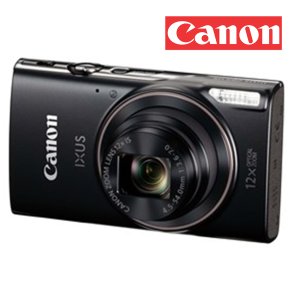CANON IXUS 285 HS A SORT spar kr. 310.- husk at bestille kort