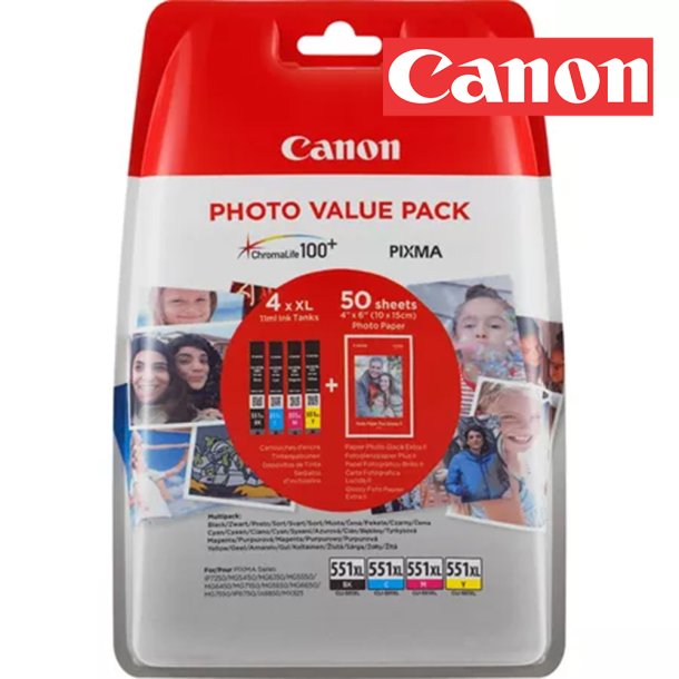 CANON PIXMA 551 VALUE PACK (C-M-Y-BK)