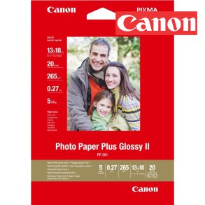 CANON PP-201 PLUS GLOSSY II 260g/m 20 STK 13X18