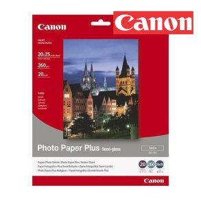 CANON SG-201 PLUS SEMI-GLOSS SATIN 260g/m 20stk 20x25