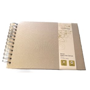 FOCUS BASE LINE CANVAS WIRE-O BEIGE 21X16