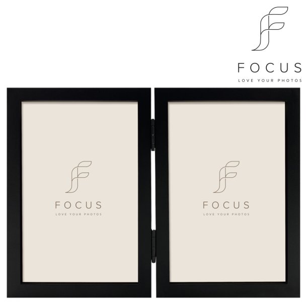 FOCUS WILLOW SORT DOBBELTRAMME 13X18