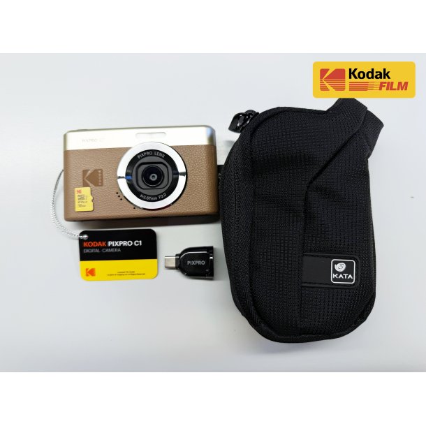 KODAK PIXPRO C1 BRUN  incl. 16GB kort+kortlser+etui Spar kr. 500.-