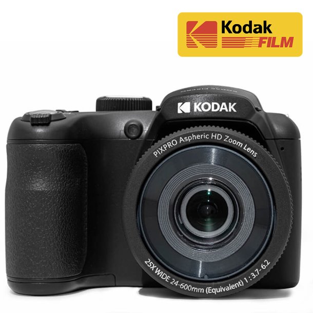 KODAK DIGITAL KAMERA PIXPRO AZ255 CCD 25X 16MP SORT  
