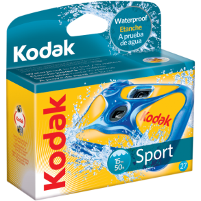 KODAK SPORT ENGANGS UNDERVANDSKAMERA M/27 BILLEDER