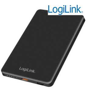 LOGILINK MAGNETIC POWERBANK 5000MAH USB-C PD 15W SORT