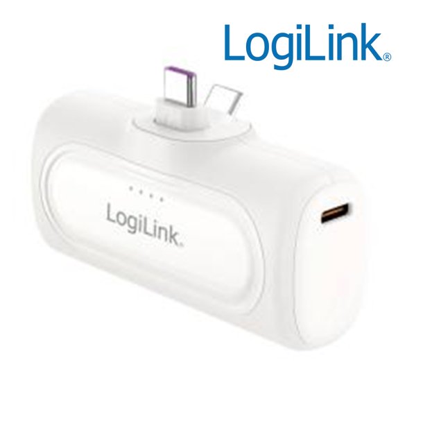 LOGILINK COMPACT POWERBANK 5000MAH USB-C HVID