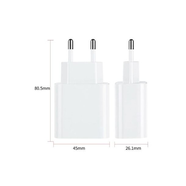 MAXLIFE 20W PD QC USB-C LADER