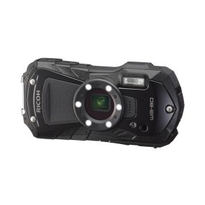 RICOH WG-80 SORT M/ETUI,16GB SD, flyderem, SPAR kr. 500.-