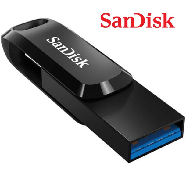 SANDISK  USB DUAL DRIVE GO 128GB, USB-C &amp; USB 3.1