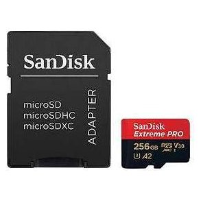 SANDISK 256GB MIRCOSDXC EXTREME PRO  250MB/170MB