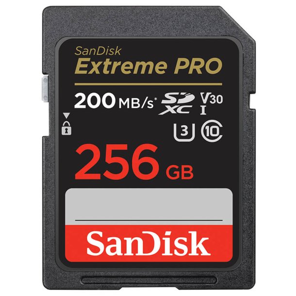 SANDISK 256GB SDXC EXTREME PRO  200MB/s UHS-I 