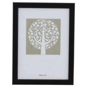 SLIM TR� SORT 20X25 CM M/ REFLEKSFRI GLAS