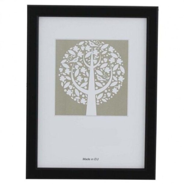 SLIM TR� SORT 20X25 CM M/ REFLEKSFRI GLAS