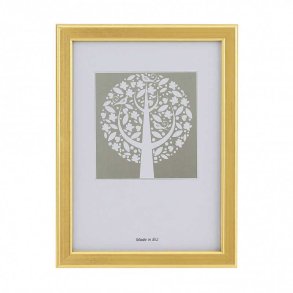 SLIM TR GULD 18X24  CM M/ REFLEKSFRI GLAS