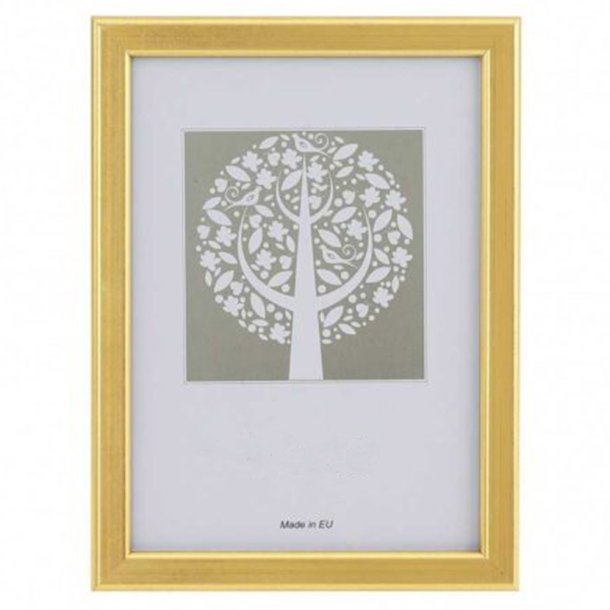 SLIM TR� GULD 20X30 CM M/ REFLEKSFRI GLAS