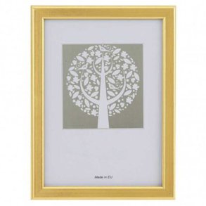 SLIM TR� GULD 13X18 CM M/ REFLEKSFRI GLAS