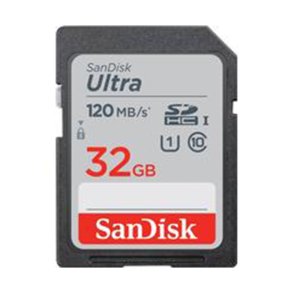 SANDISK 32GB ULTRA SDHC 120MB/s UHS-I