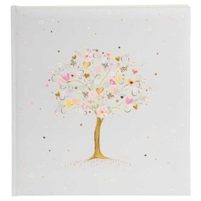GOLDBUCH BRYLLUP TREE OG LOVE 30X31CM