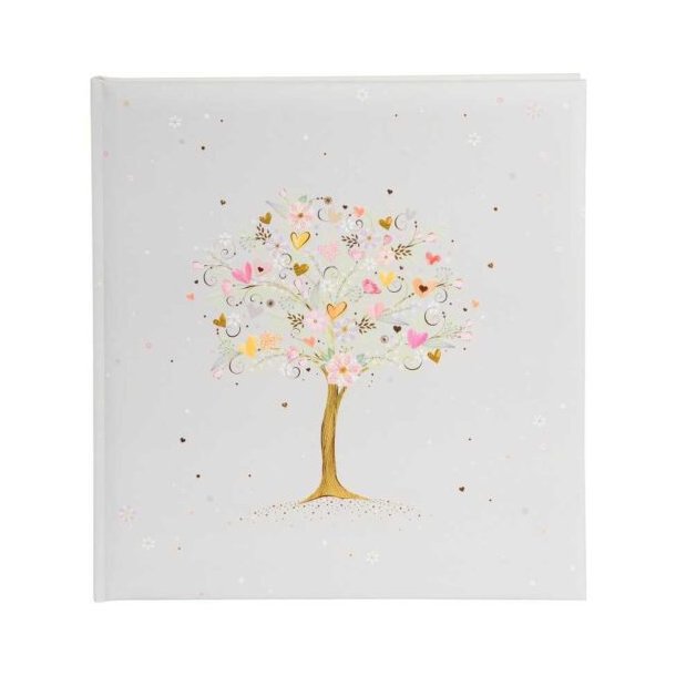 GOLDBUCH BRYLLUP TREE OG LOVE 30X31CM