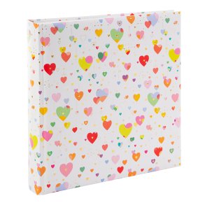 GOLDBUCH 24483 BABY ALBUM HEART TO HEART LIGHT 25X25CM