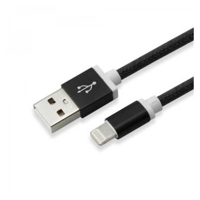 SBOX IPHONE KABEL 1,5M SORT LIGHTNING