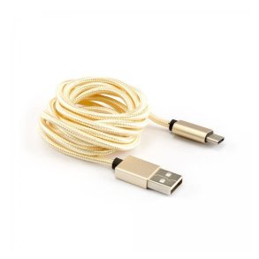 SBOX USB KABEL 1,5M GOLD USB-C