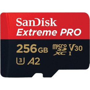 SANDISK 256 GB EXTREME PRO  MICRO SDXC