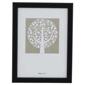 SLIM TR� SORT 15X20 CM M/ REFLEKSFRI GLAS