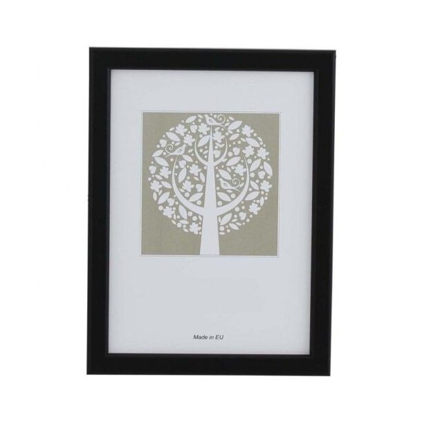 SLIM TR� SORT 15X20 CM M/ REFLEKSFRI GLAS