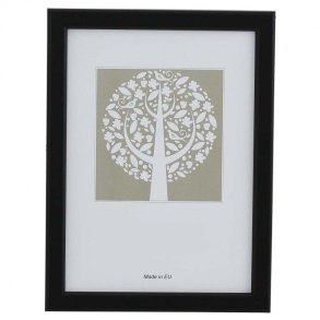 SLIM TR SORT 18X24  CM M/ REFLEKSFRI GLAS