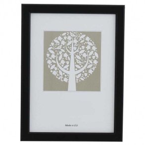 SLIM TR� SORT 9X12 CM M/ REFLEKSFRI GLAS